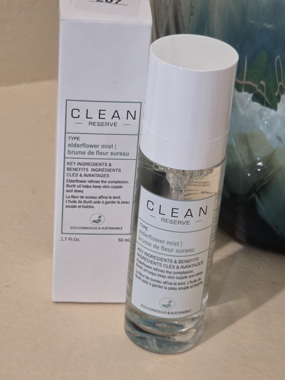 Clean Reserve Elderflower Mist Face Mist 1.7 oz / 50 mL New in Box Authentic
